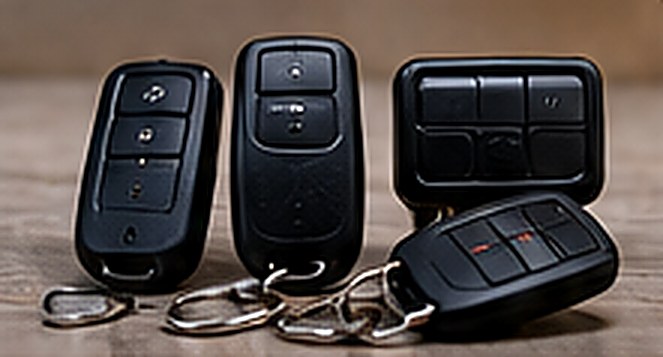 Garage door remote controls programming